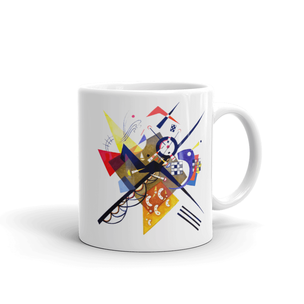 Wassily Kandinsky On White II (Auf Weiss) 1923, Artwork Mug by Art-O-Rama Shop