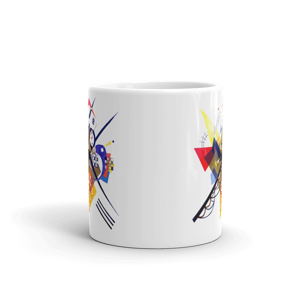 Wassily Kandinsky On White II (Auf Weiss) 1923, Artwork Mug by Art-O-Rama Shop