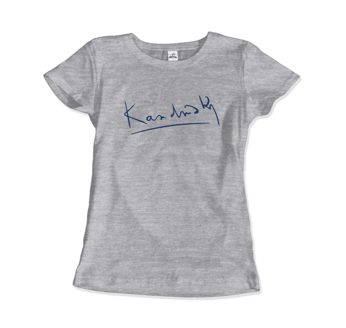 Wassily Kandinsky signature art t-shirt by Art-O-Rama Shop