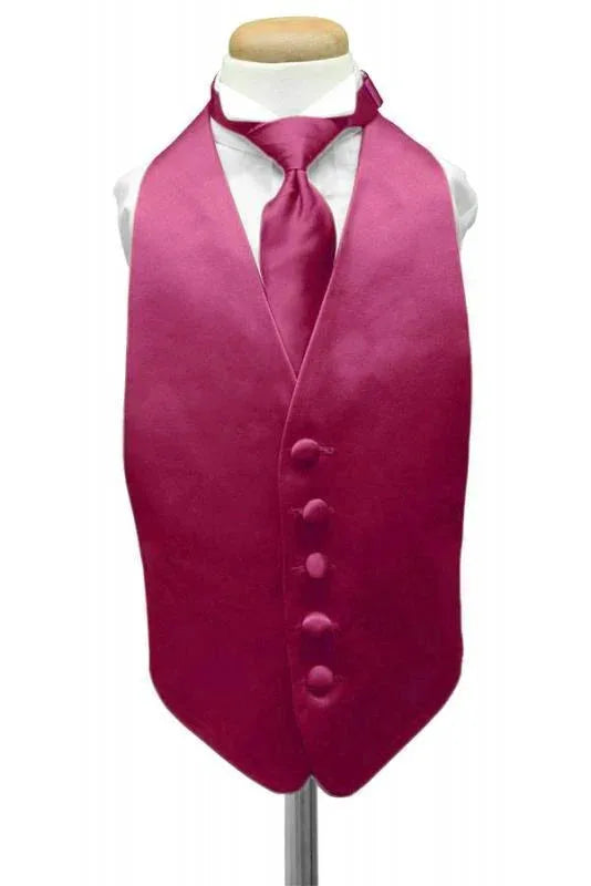 Luxury Satin Kids Tuxedo Vest 2 by Tux-USA