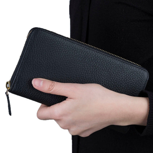 Westminster Handmade Full-Grain Leather Zippered Ladies Handbag by TORONATA