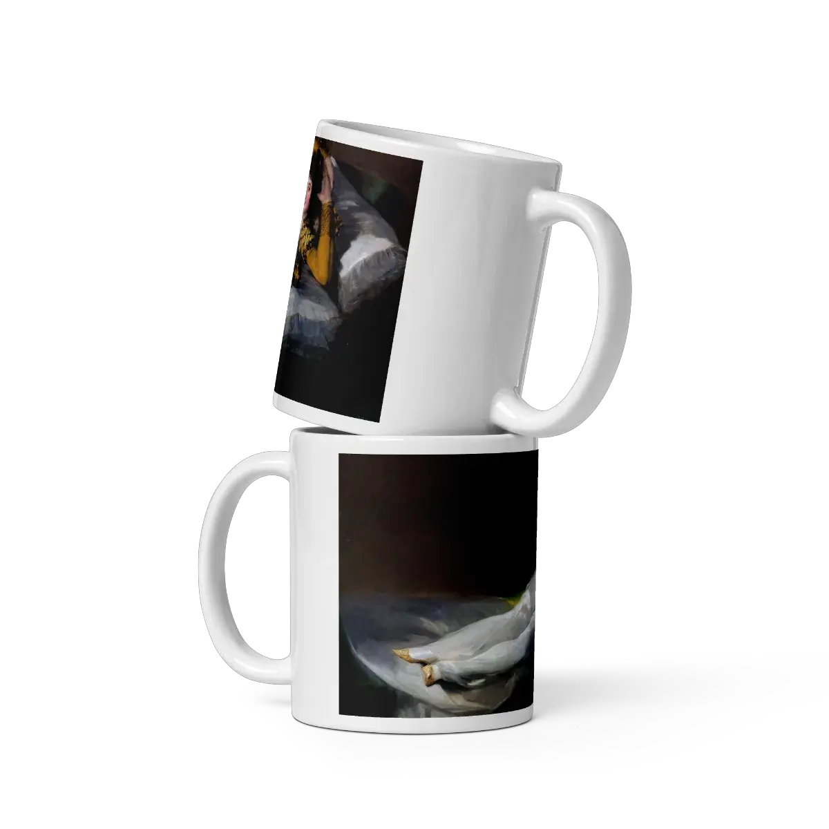 Francisco de Goya, Clothed Maja, 1805 artwork mug-1