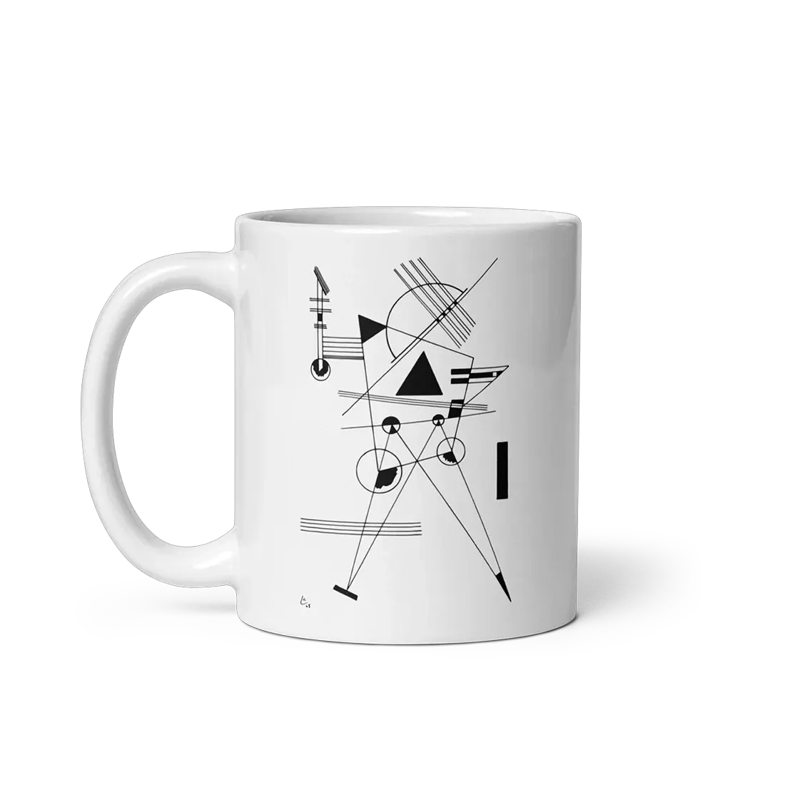 Wassily Kandinsky Drawing for Point and Line, 1925 artwork mug-0
