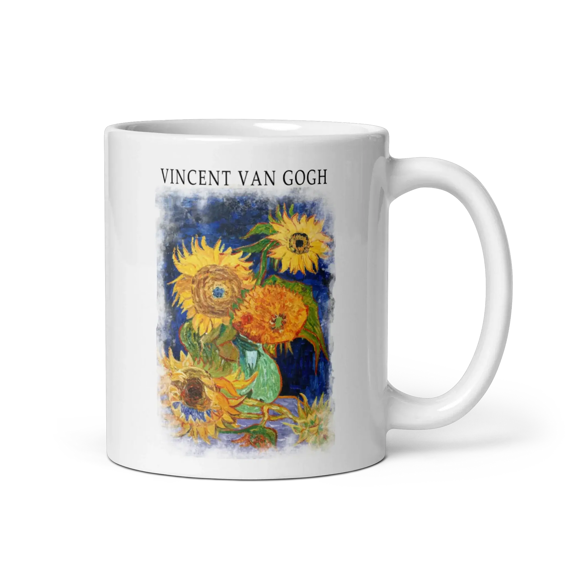 Van Gogh Five Sunflowers 1888, artwork mug by Art-O-Rama Shop