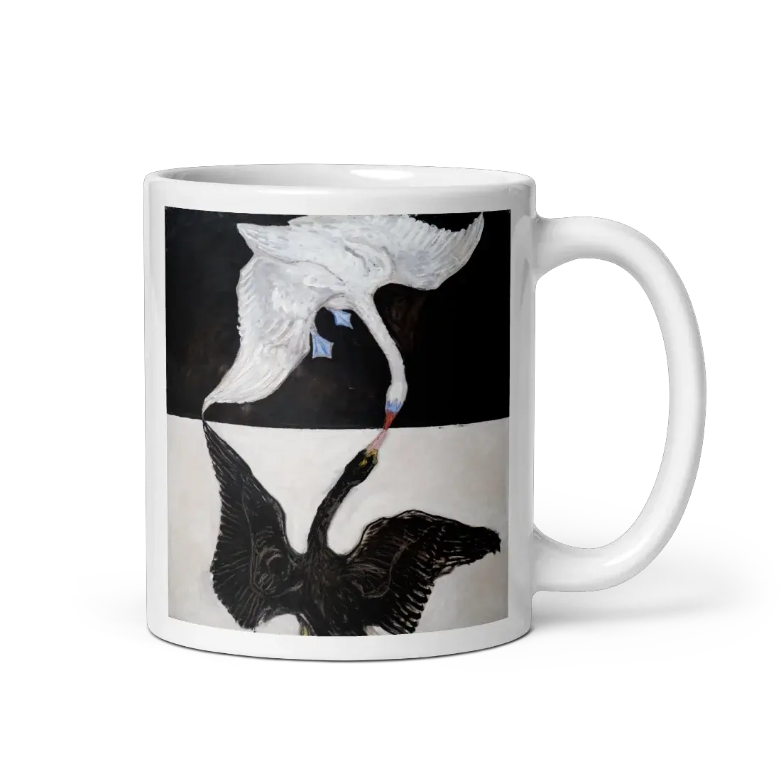 Hilma af Klint, The Swan No.1, 1915 art mug-3