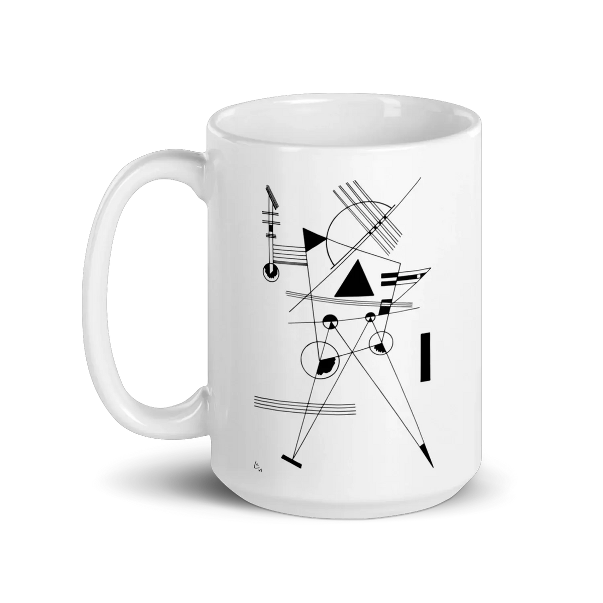 Wassily Kandinsky Drawing for Point and Line, 1925 artwork mug-5