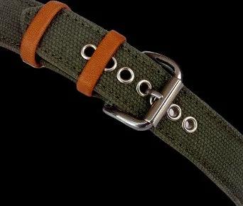 STROND DC‑3 Canvas Watch Strap | Vintage Cotton Canvas 22mm by STROND