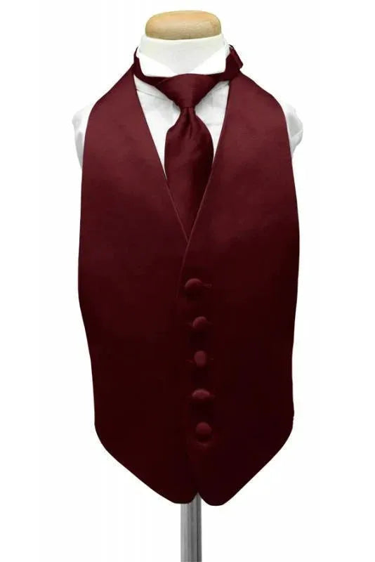 Luxury Satin Kids Tuxedo Vest 2 by Tux-USA