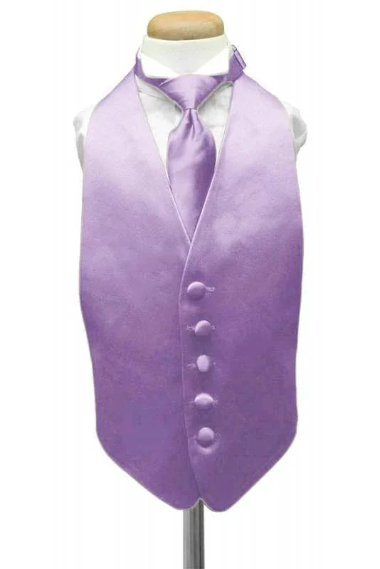 Luxury Satin Kids Tuxedo Vest 2 by Tux-USA
