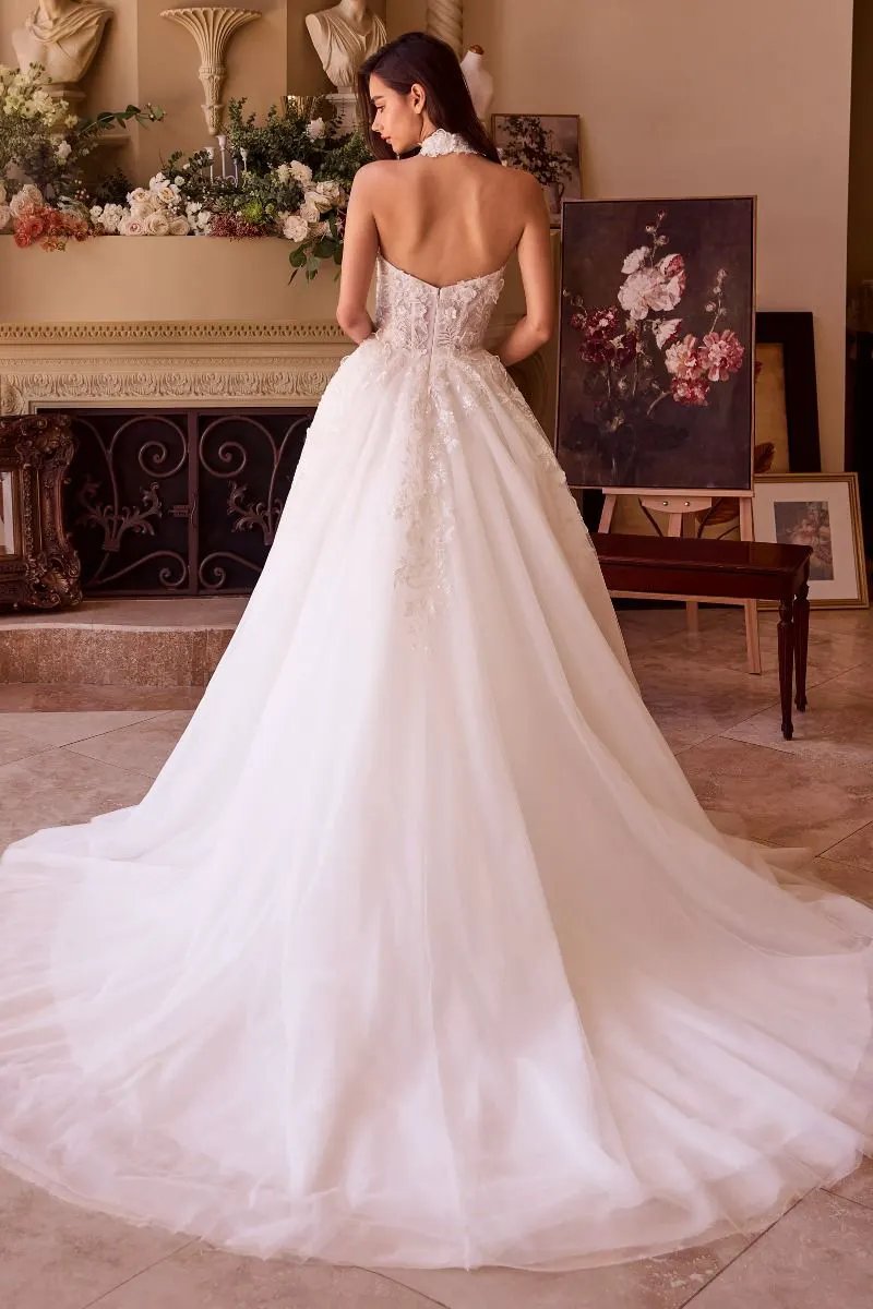 Strapless Lace & Tulle Wedding Ball Gown by Tux-USA
