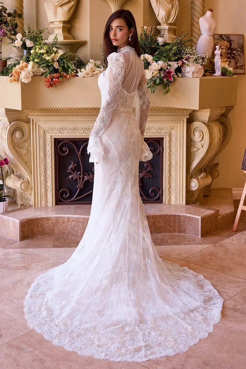 Versitile Fitted Lace Bridal Gown by Tux-USA