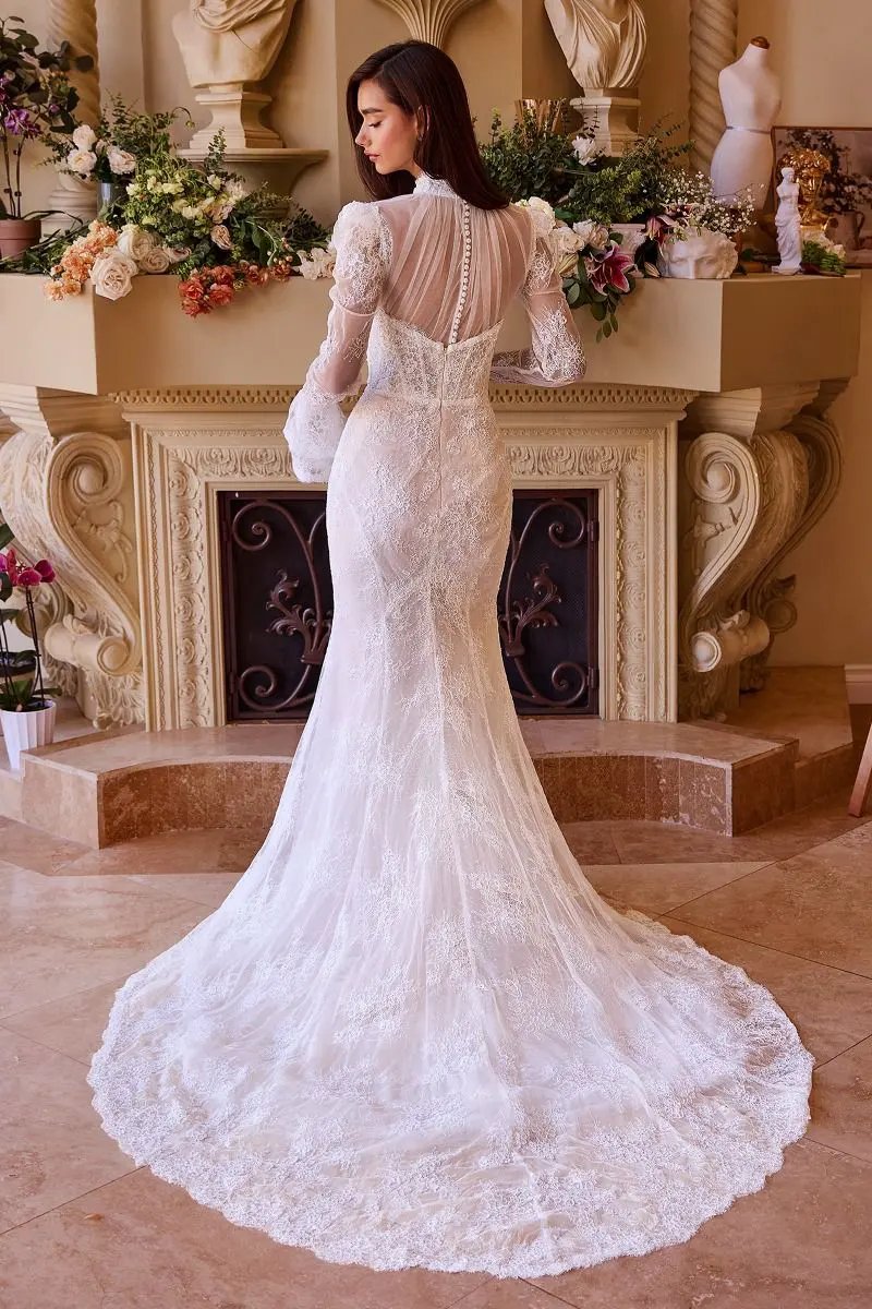 Versitile Fitted Lace Bridal Gown by Tux-USA