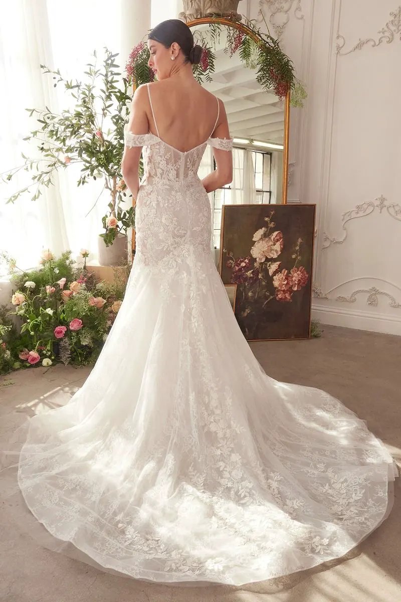 Fitted Lace Mermaid Wedding Dress by Tux-USA