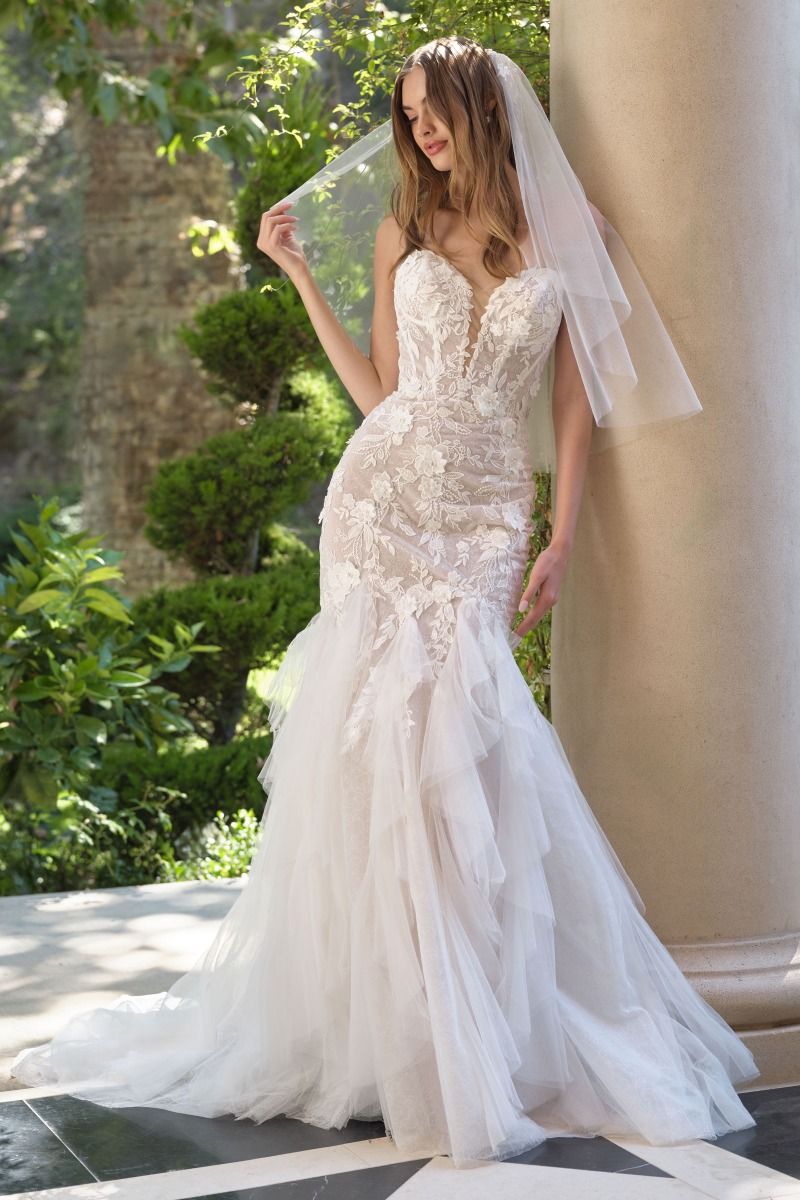 Strapless Mermaid Bridal Gown-2
