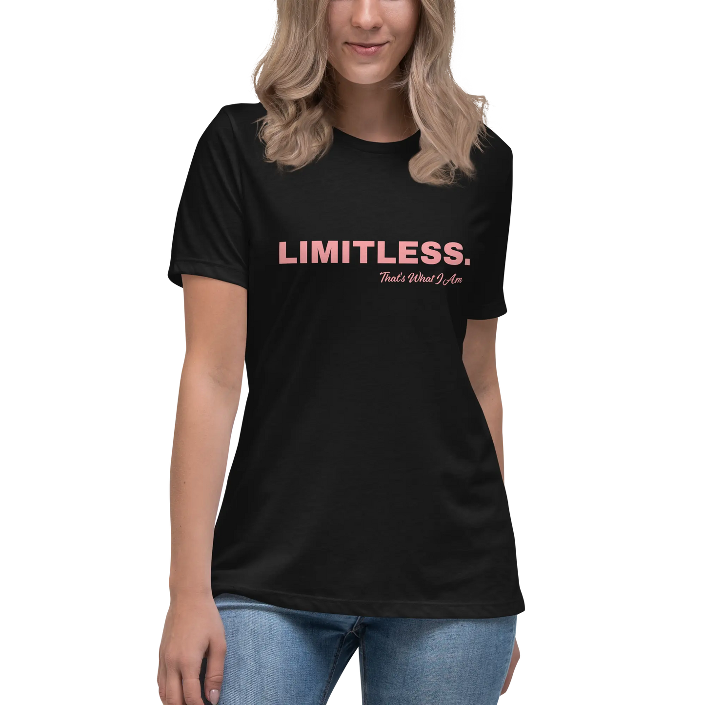 Relaxed fit shirt LIMITLESS Women's Relaxed T-Shirt by Maiden-Art