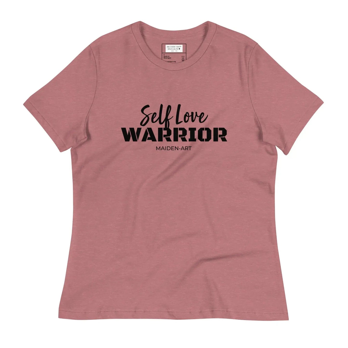 Women's relaxed t-shirt Self Love Warrior by Maiden-Art