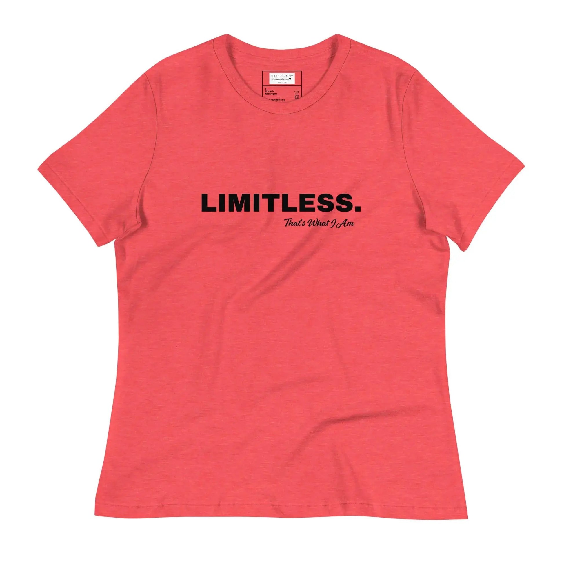 Women's T-Shirt LIMITLESS Women's Relaxed T-Shirt by Maiden-Art