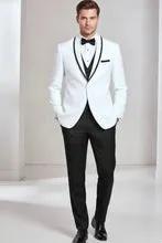 "Xavier" White Tuxedo Jacket by Tux-USA