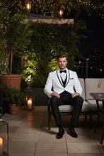 "Xavier" White Tuxedo Jacket by Tux-USA