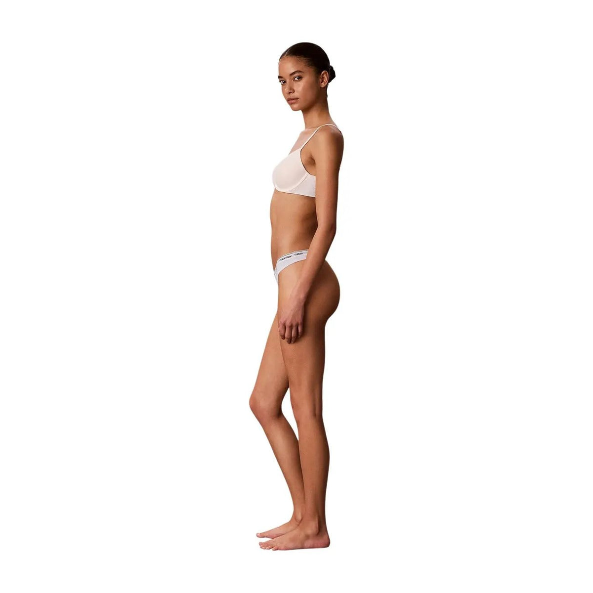 Calvin Klein Underwear Women's Light Blue Cotton Thong 3 Pack
