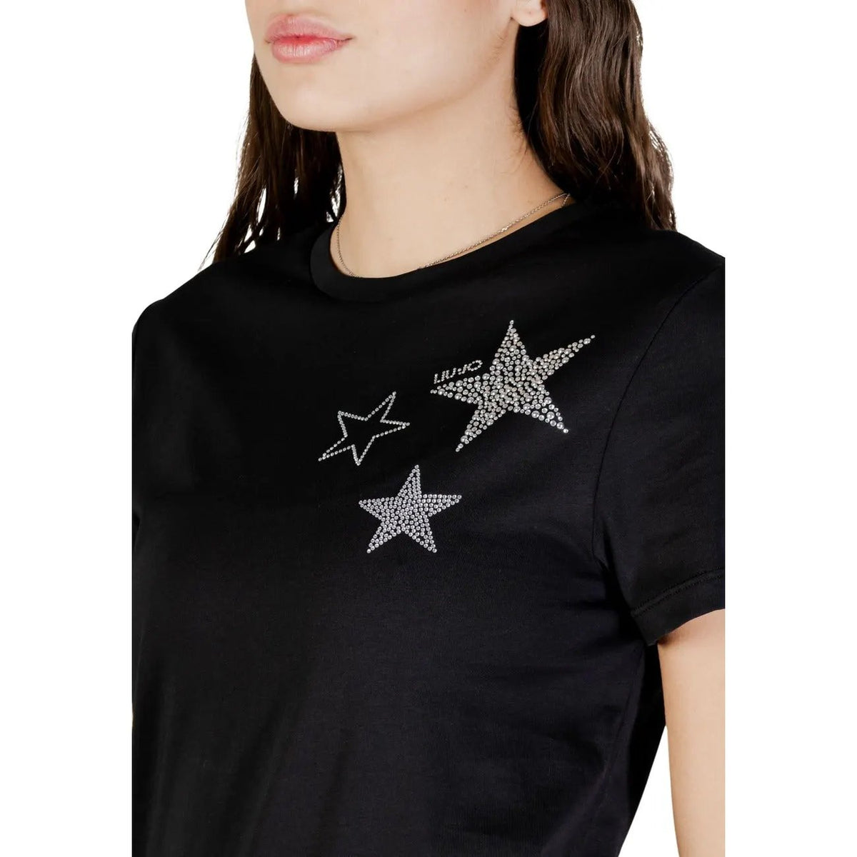 Liu Jo Women's Black Cotton T-Shirt