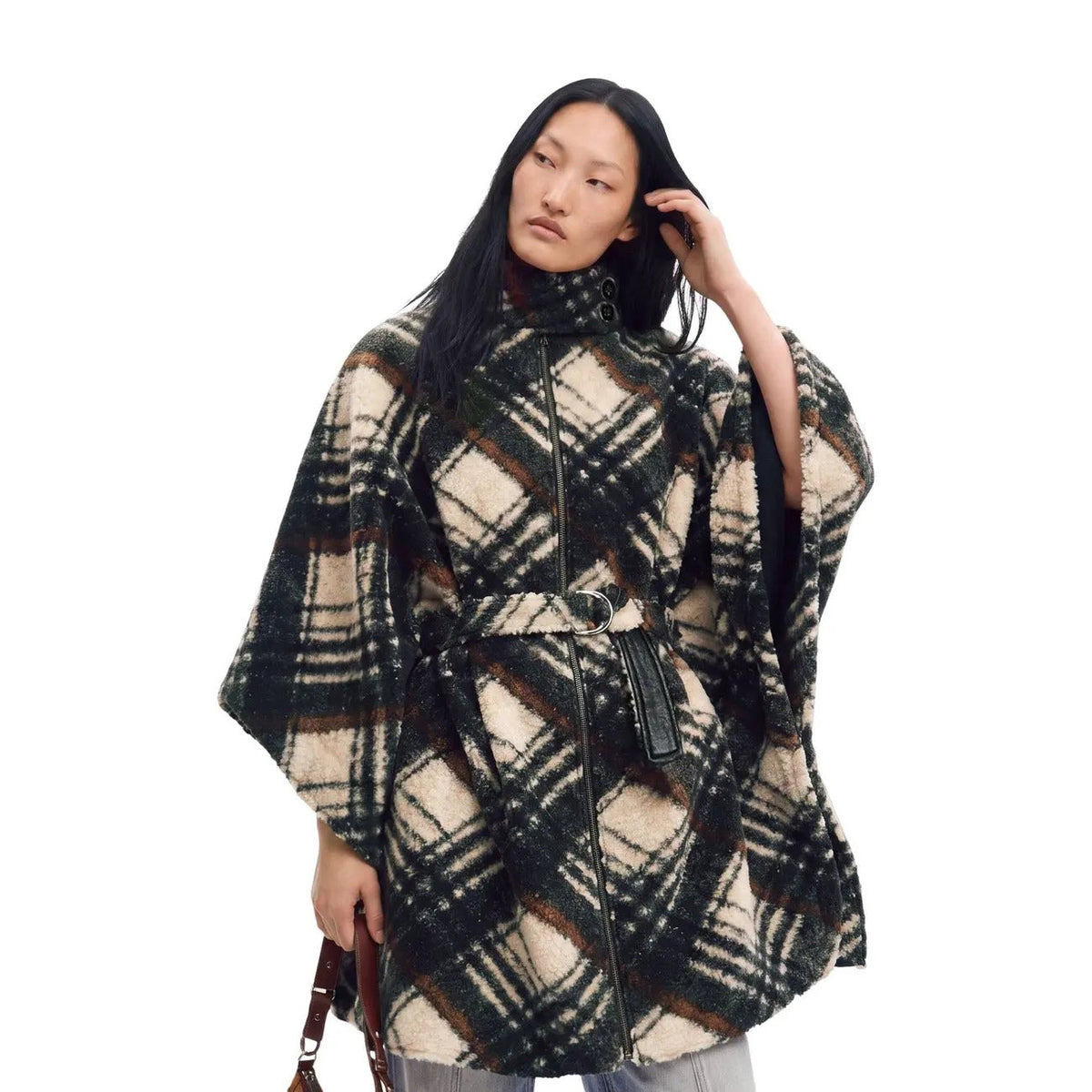 Desigual Women's Aldama Grey Poncho