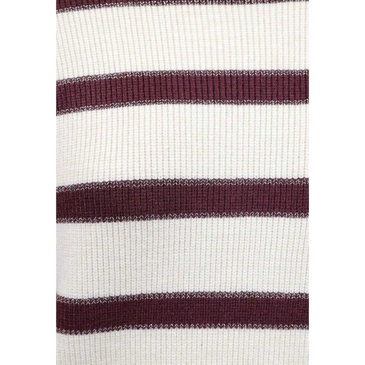 Choral Women's Bordeaux Striped Sweater