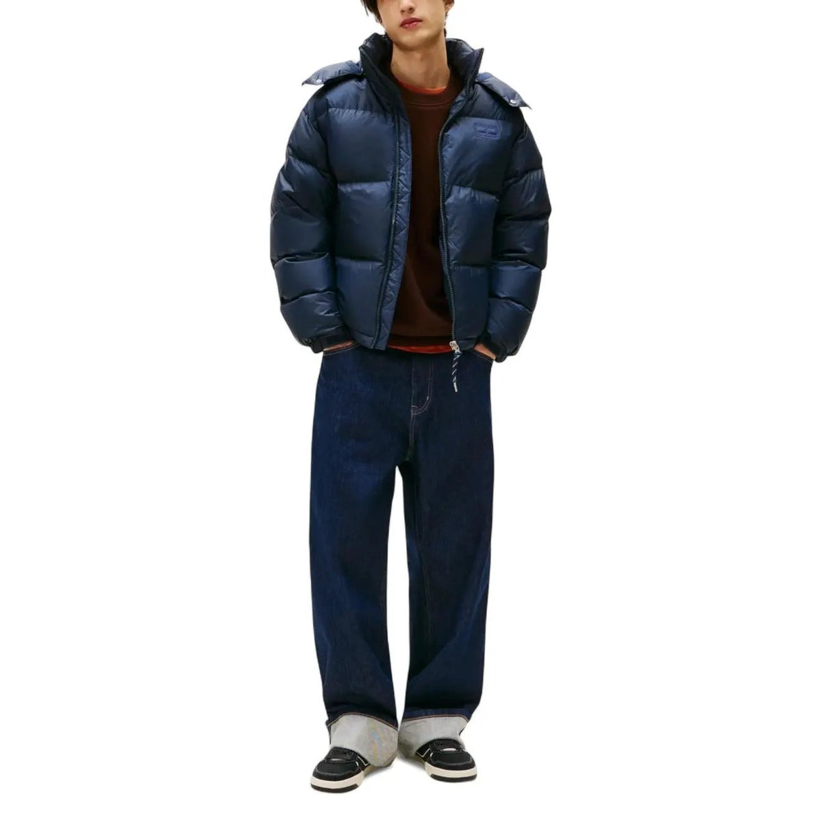 Tommy Hilfiger Jeans Men's Blue Hooded Jacket