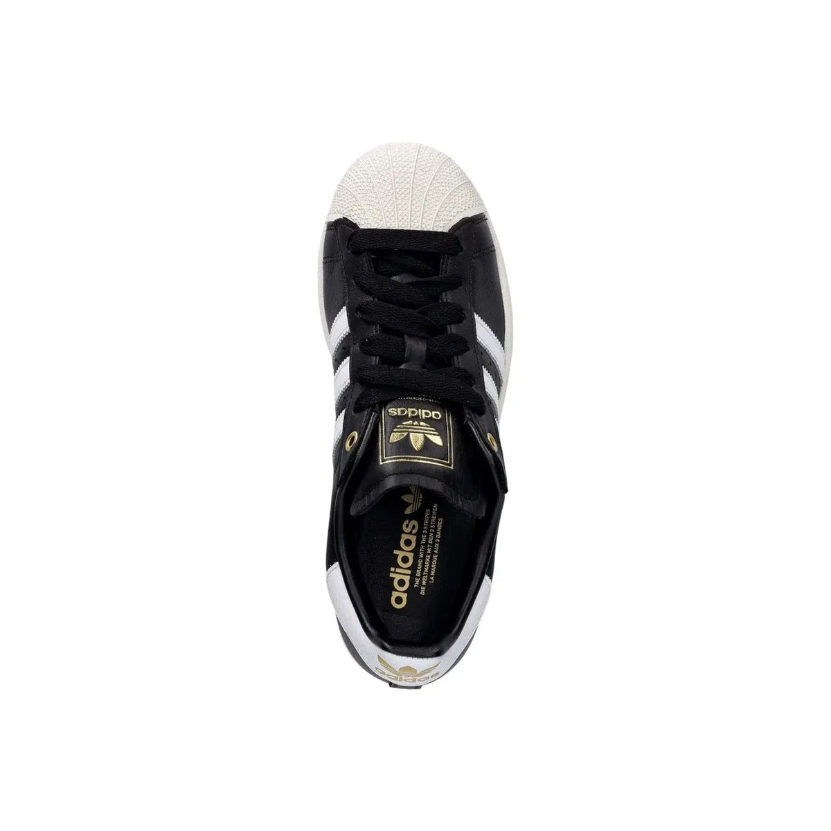 Adidas Originals Men's Black Leather Sneakers