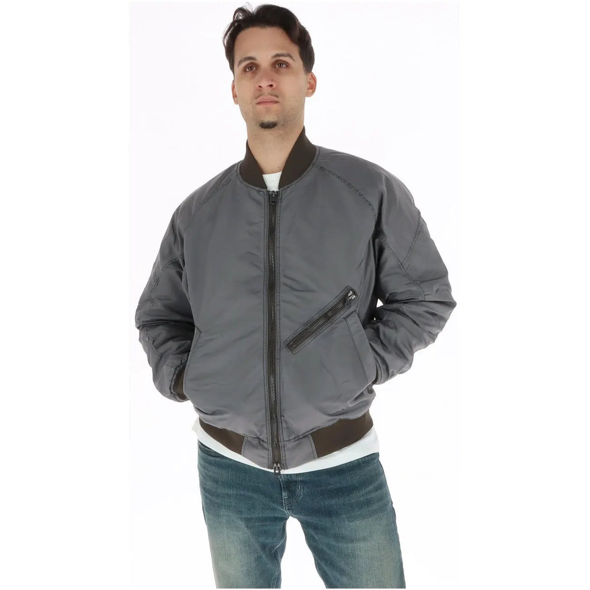 G-Star Men's Grey Zip Jacket
