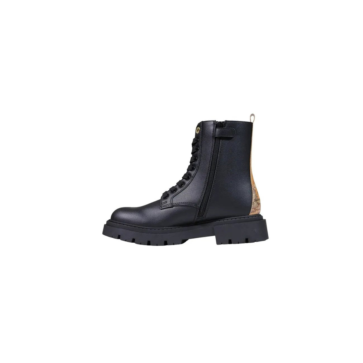 Alviero Martini Prima Classe Women's Black Faux Leather Boots