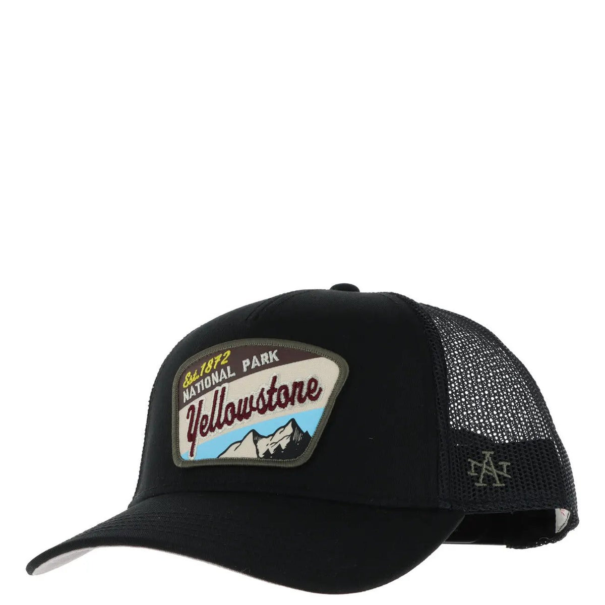 American Needle Men's Black Printed Cotton Cap SMU679A