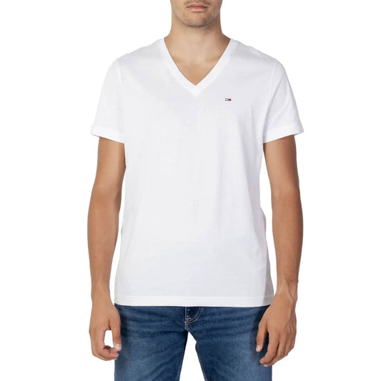 Tommy Hilfiger Jeans Men's Black Cotton T-Shirt