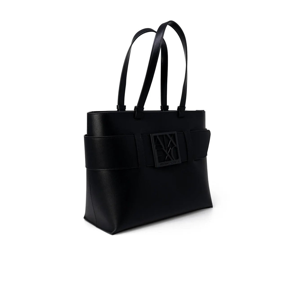 Armani Exchange Women's Black Faux Leather Handbag