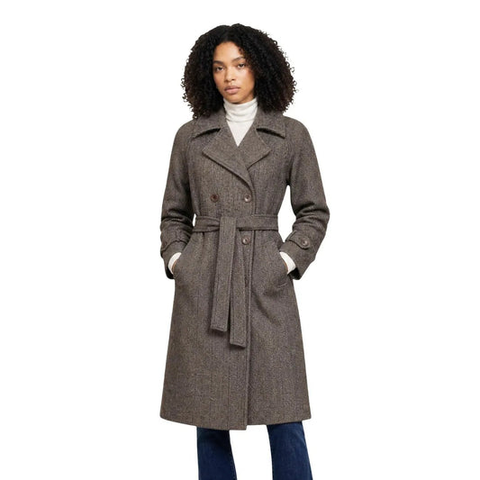 Choral Women's Brown Wool Coat