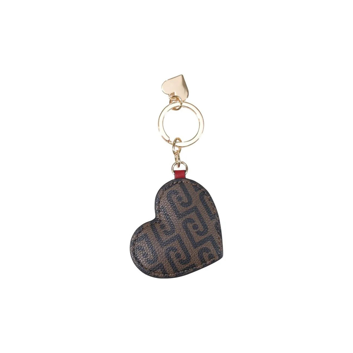 Liu Jo Women's Heart Red Faux Leather Key Ring
