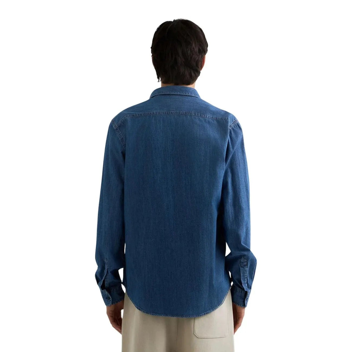 Replay Men's Blue Cotton Shirt