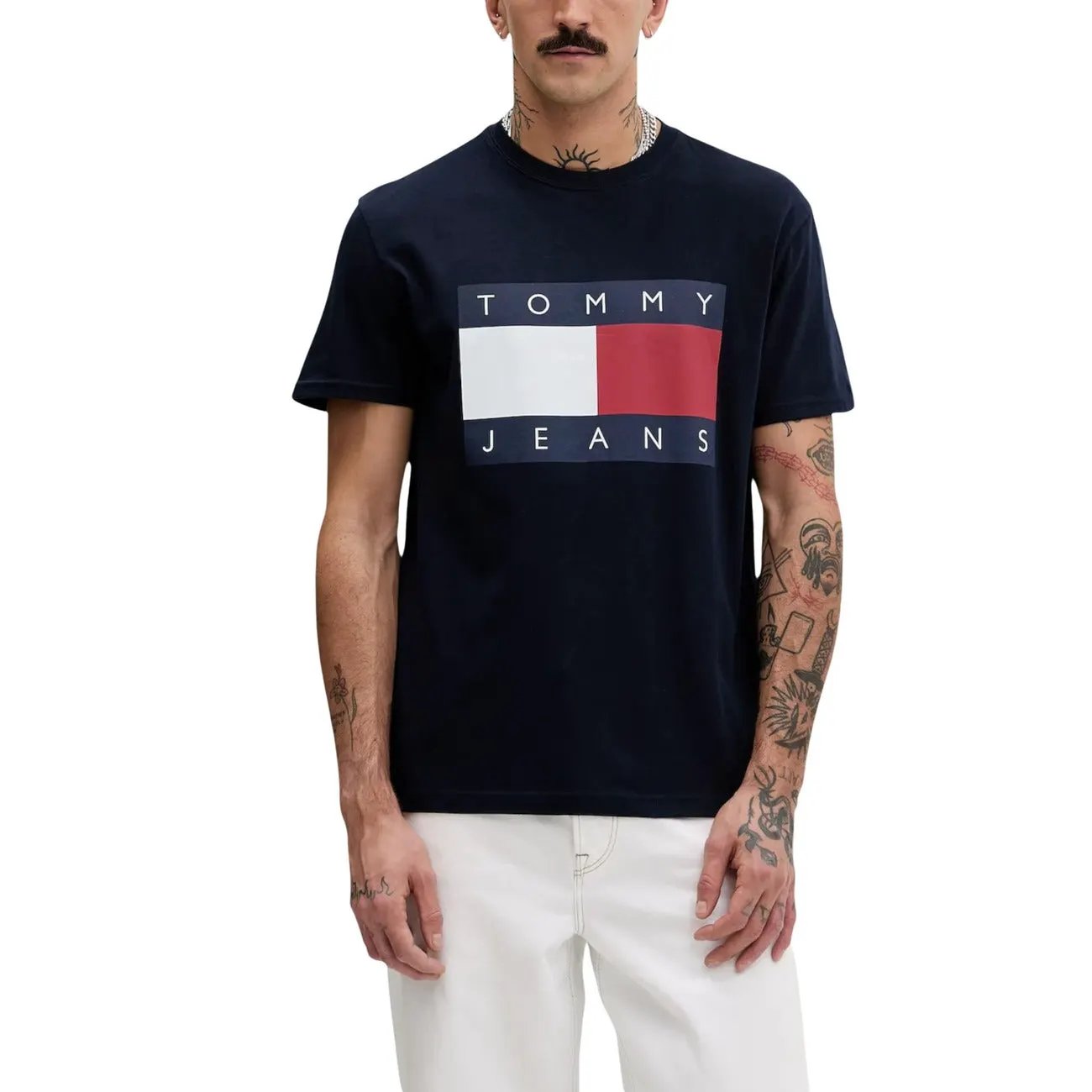 Tommy Hilfiger Jeans - Tommy Hilfiger Jeans Men T-Shirt by Tommy Hilfiger Jeans