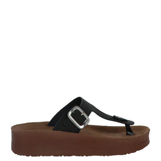 Carrera Women's Black Flip Flops