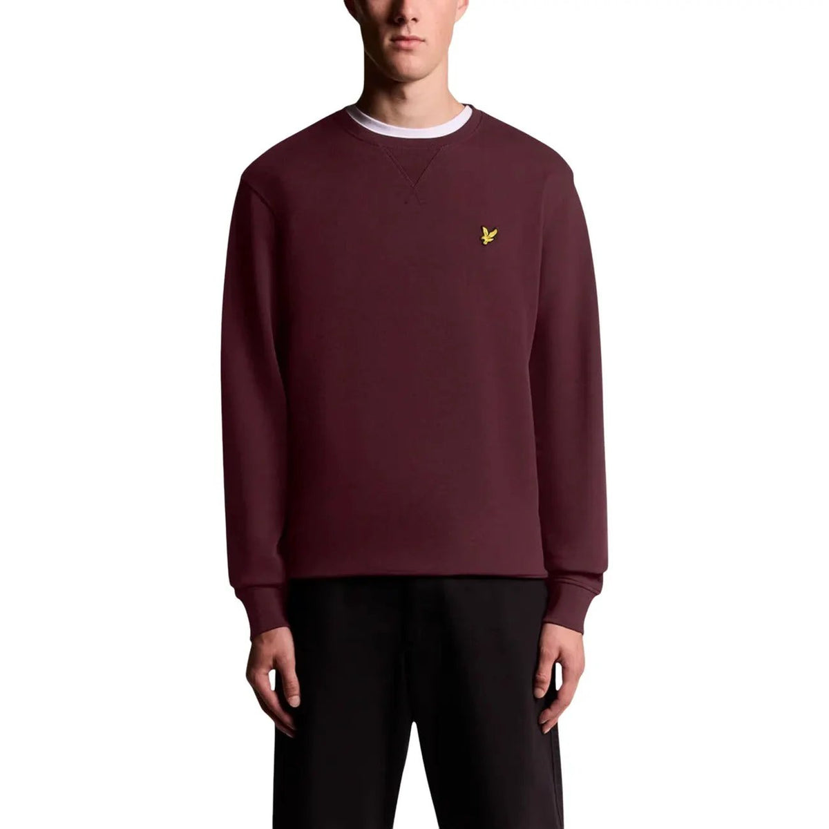 Lyle & Scott Men's Brown Brushed Back Cotton Sweatshirt