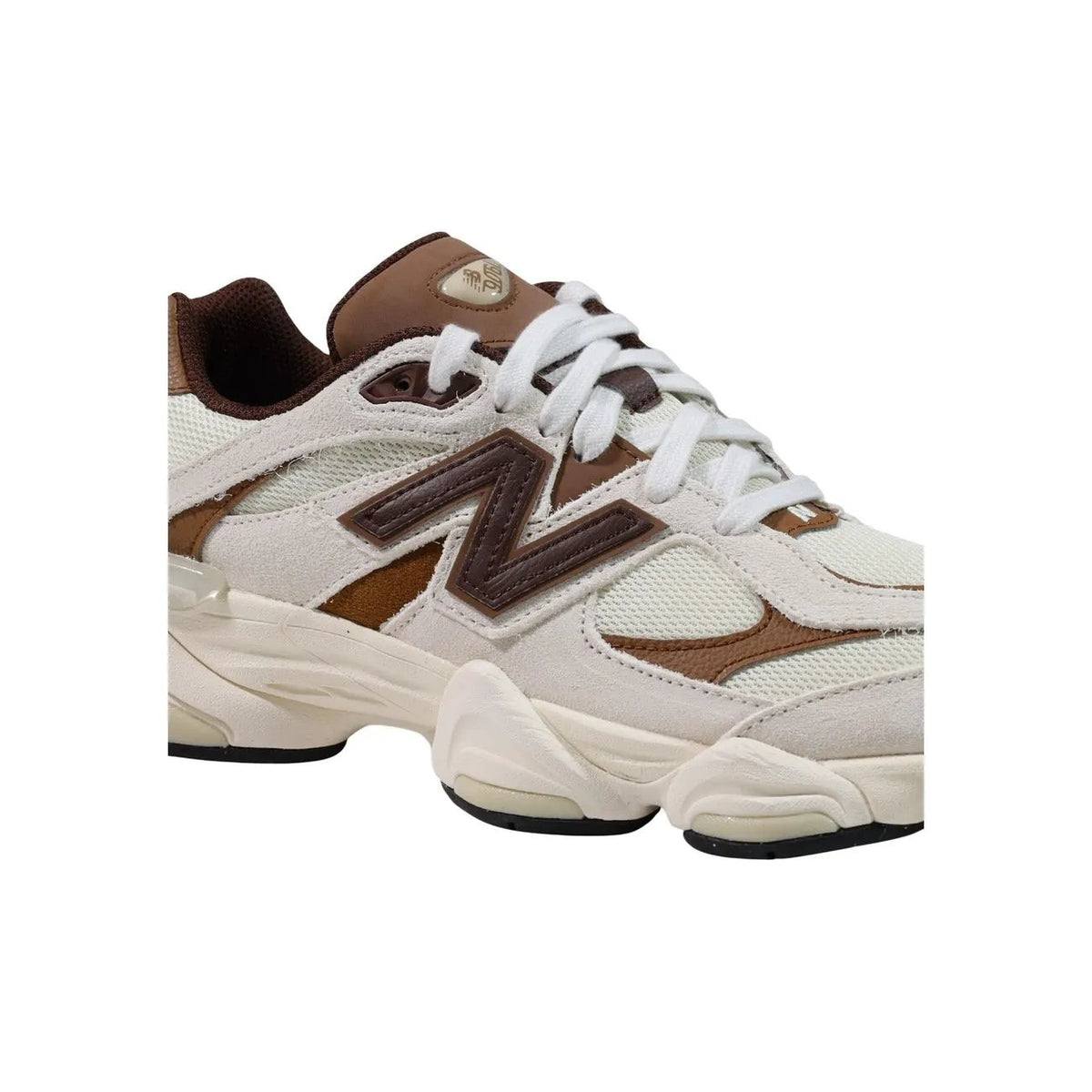 New Balance Men's 9060 Brown Leather Sneakers