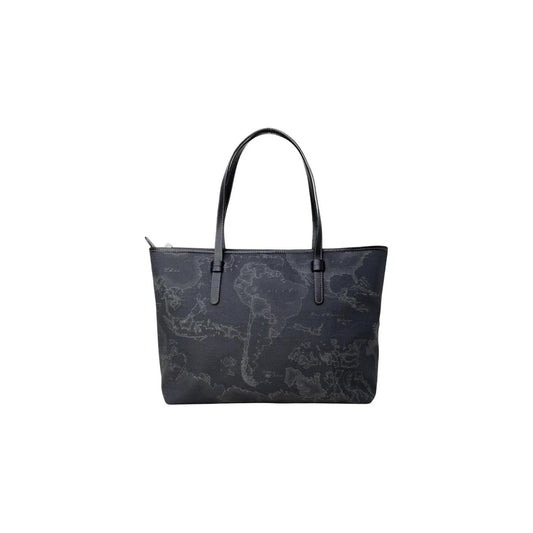 Alviero Martini Prima Classe Women's Large Black Zip Handbag
