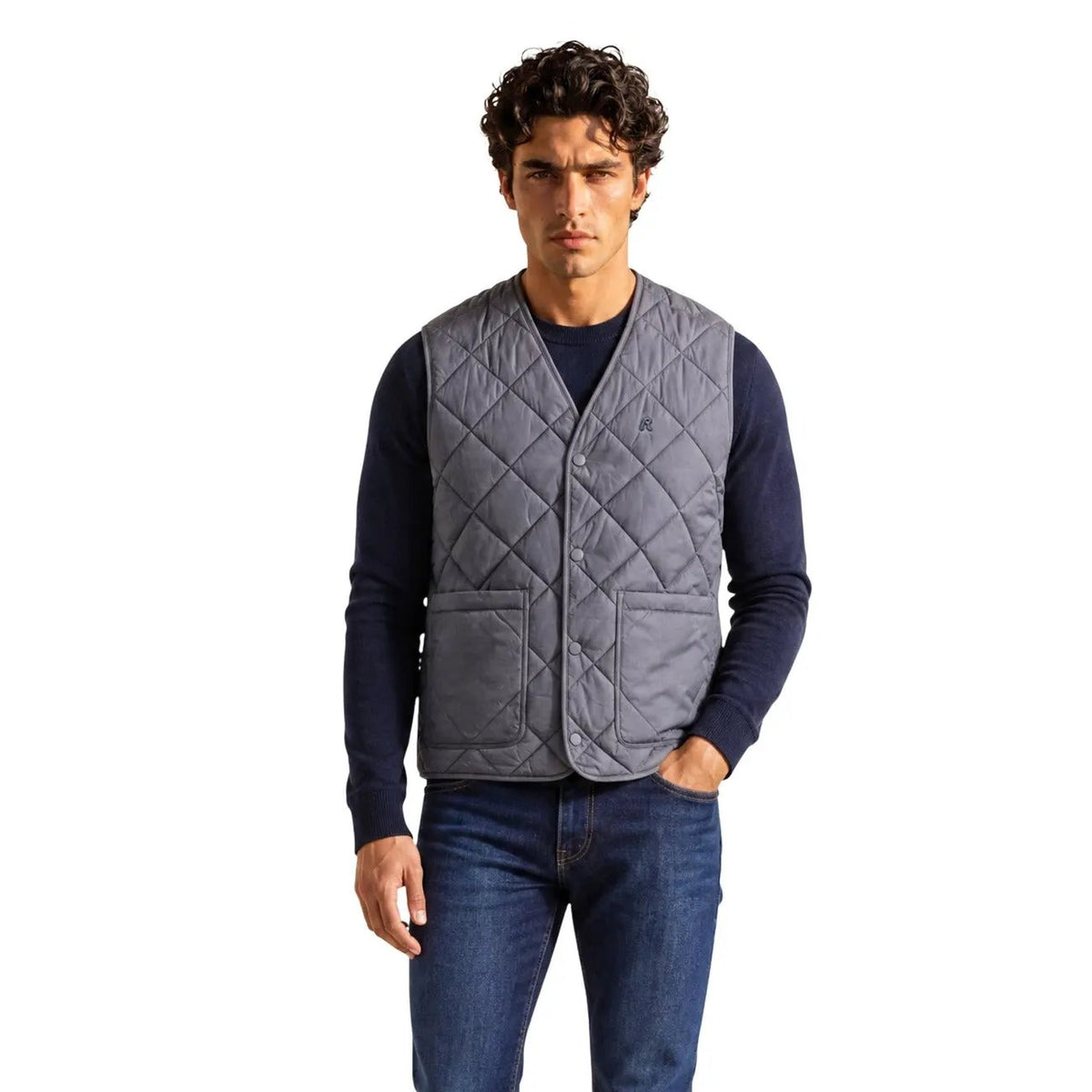Replay Men's Grey Gilet