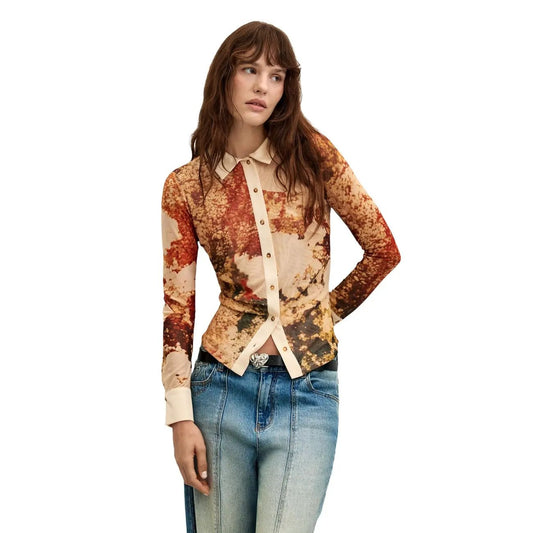 Desigual Women's Atenas Beige Shirt