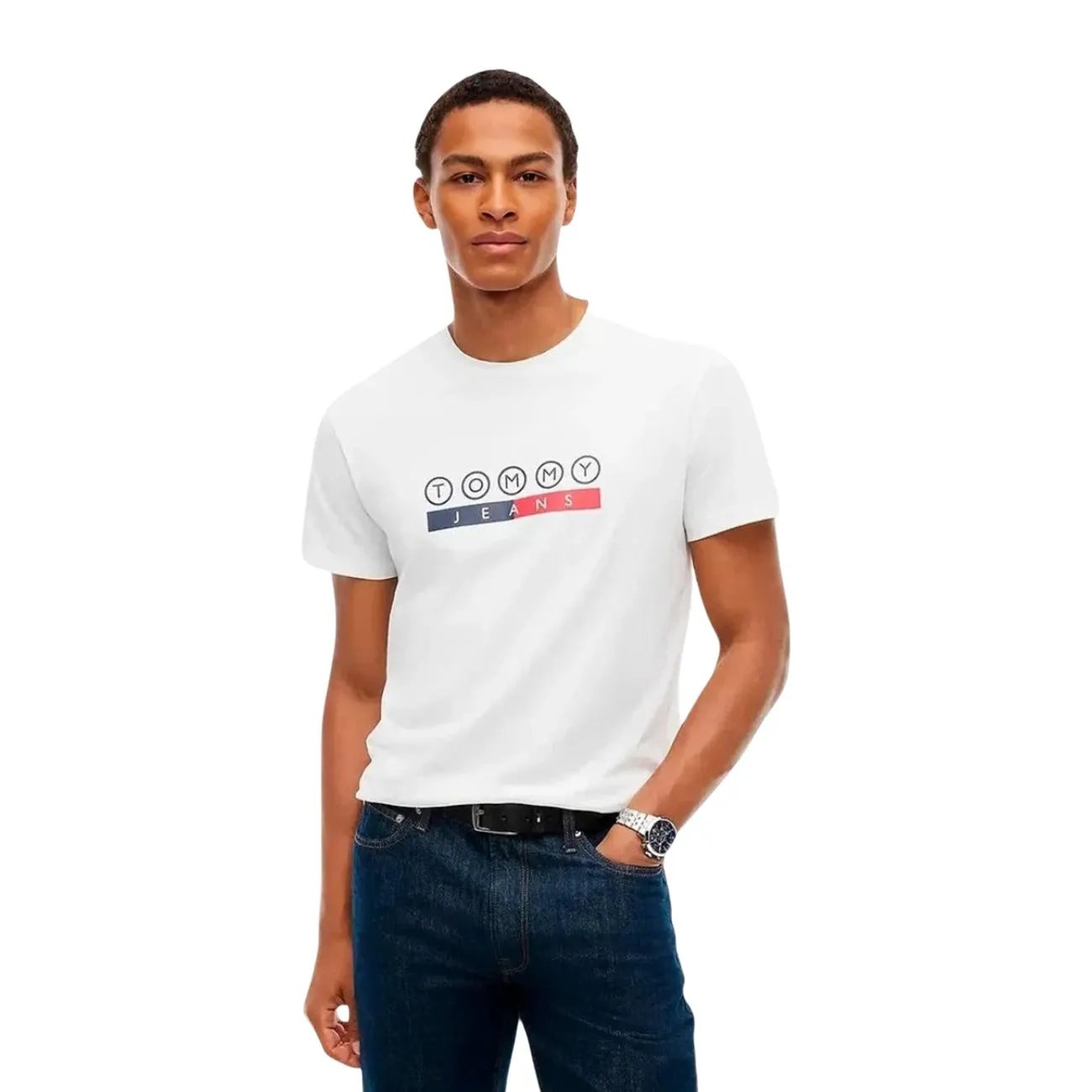 Tommy Hilfiger Jeans - Tommy Hilfiger Jeans Men T-Shirt by Tommy Hilfiger Jeans