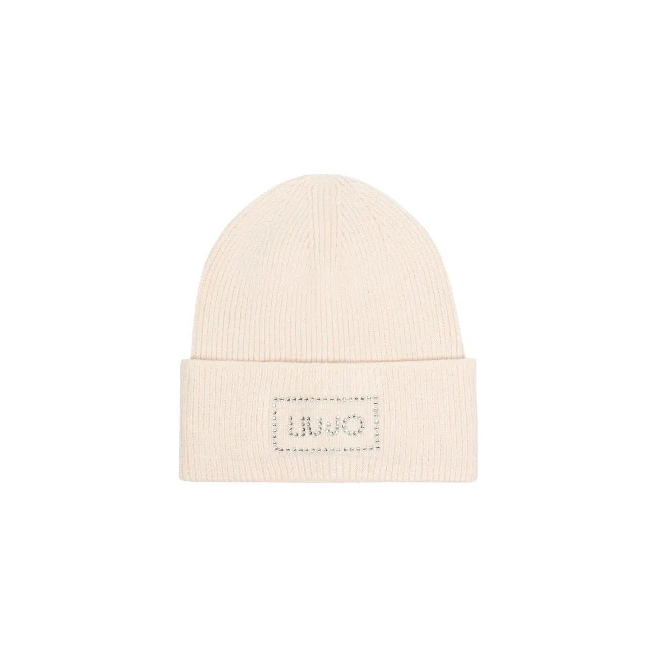 Liu Jo Women Brown Cashmere Blend Luxurious Ribbed Knit Winter Cap by Liu Jo