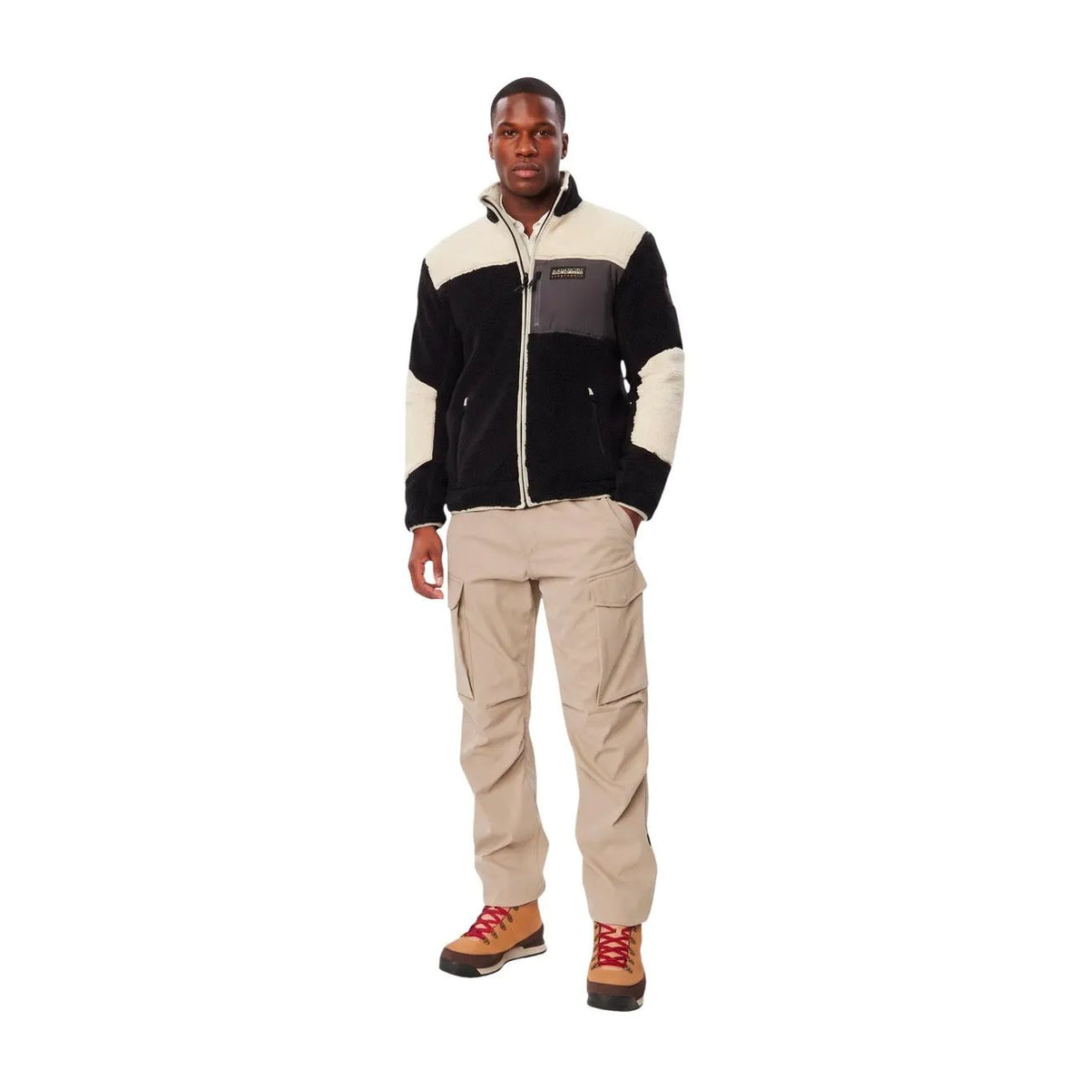 Napapijri Men's Yupik Black Full Zip Sweatshirt