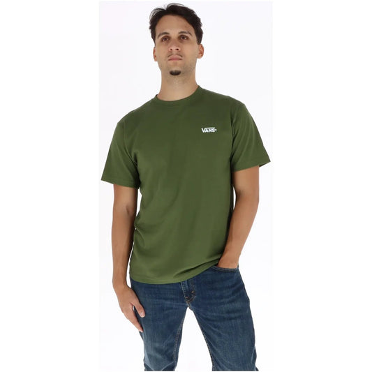 Vans Men's Green Cotton T-Shirt