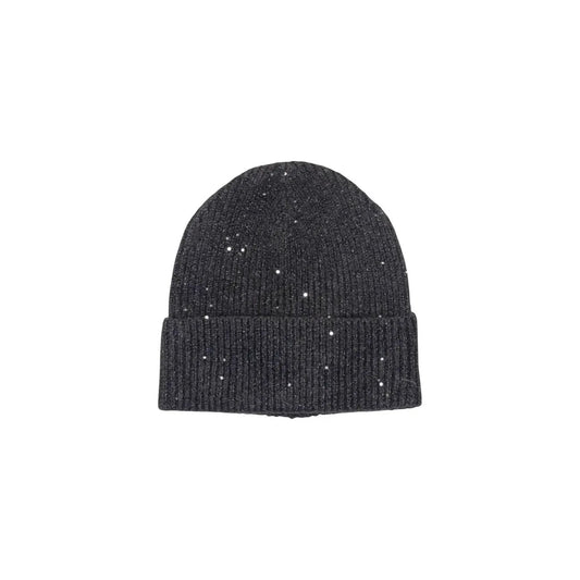 Only Women's Sola Grey Glitter Knit Beanie
