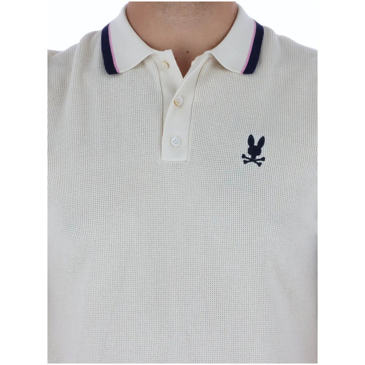 Psycho Bunny Men's Beige Cotton Polo Shirt